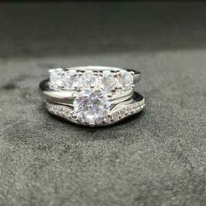 Faux Wedding Set Bling Rings!